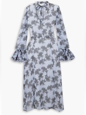 ROTATE BIRGER CHRISTENSEN
Ginny floral-print crepon midi dress Size 36 (US 4)